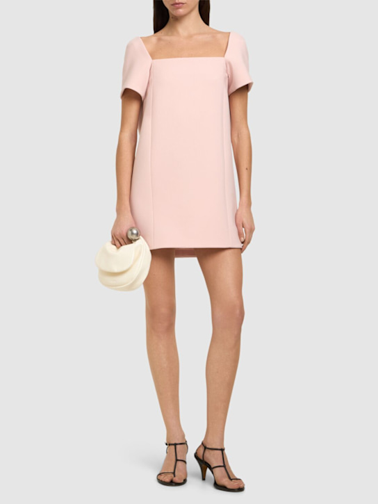Khaite: Benji soft mini dress - Soft Pink - women_1 | Luisa Via Roma
