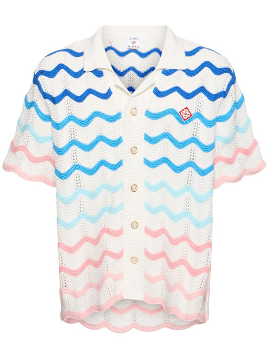 Casablanca: Wave棉质衬衫 - men_0 | Luisa Via Roma