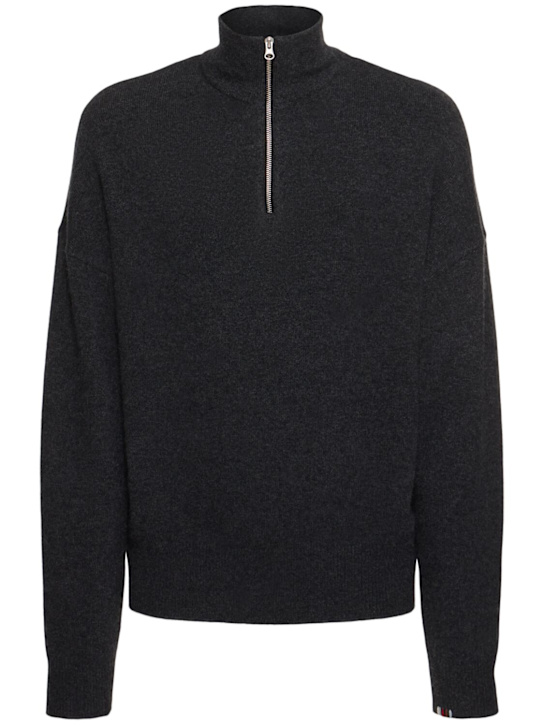 Extreme Cashmere: N235 Hike half-zip sweater - men_0 | Luisa Via Roma
