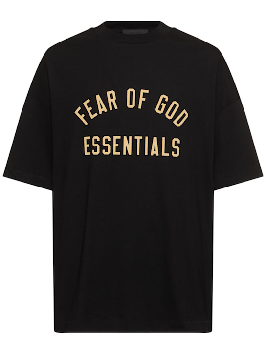 Fear of God ESSENTIALS: Jersey crewneck t-shirt - men_0 | Luisa Via Roma