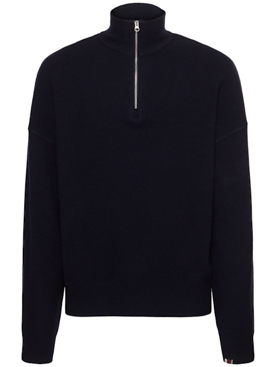 Extreme Cashmere: N235 Hike half-zip sweater - men_0 | Luisa Via Roma