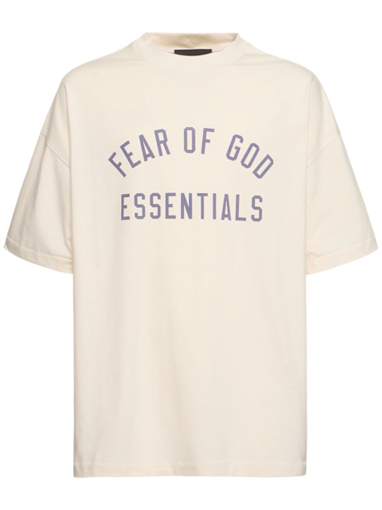 Fear of God ESSENTIALS: Jersey crewneck t-shirt - men_0 | Luisa Via Roma