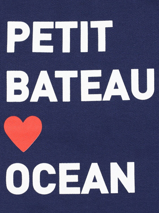 Petit Bateau: Printed cotton sweatshirt - kids-boys_1 | Luisa Via Roma