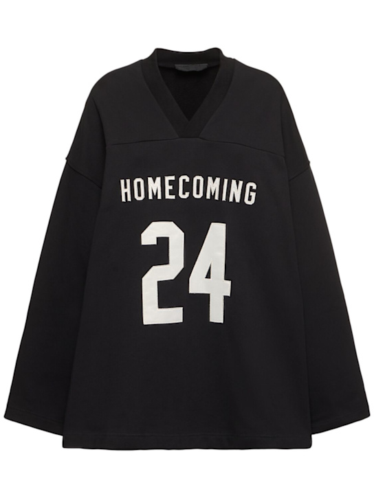 Fear of God ESSENTIALS: Heavy cotton jersey hockey sweatshirt - women_0 | Luisa Via Roma