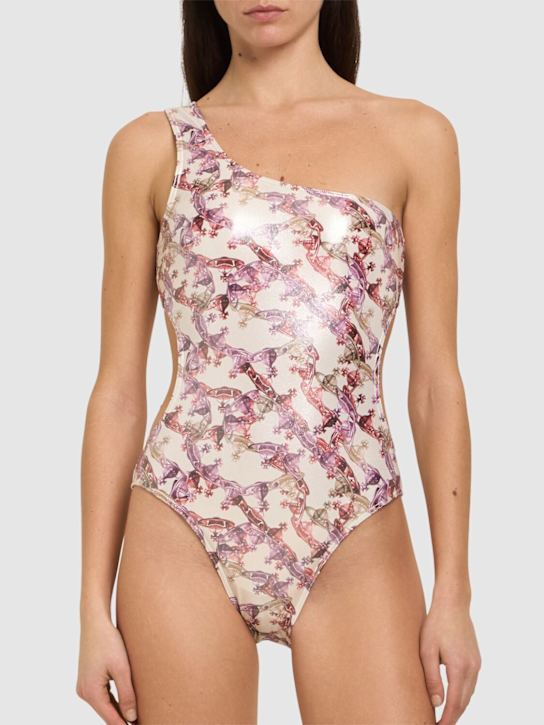 Vivienne Westwood: Printed one piece swimsuit - women_1 | Luisa Via Roma