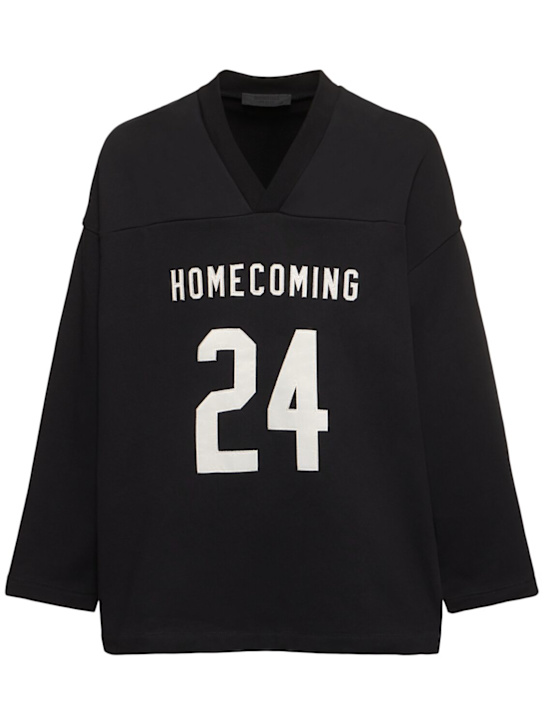 Fear of God ESSENTIALS: Heavy cotton jersey hockey sweatshirt - men_0 | Luisa Via Roma
