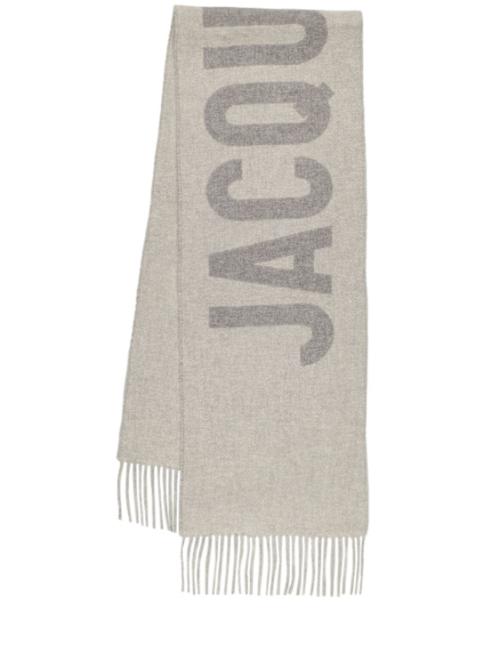 Jacquemus: L'echarpe Jacquemus wool scarf - men_0 | Luisa Via Roma