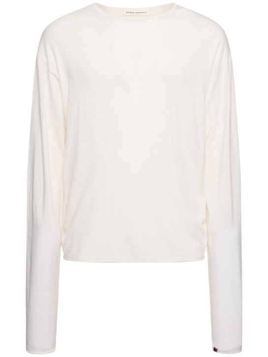 Extreme Cashmere: N347 Aries cotton & cashmere l/s t-shirt - men_0 | Luisa Via Roma
