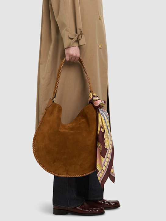 Isabel Marant: Oskan Hobo soft suede tote bag - women_1 | Luisa Via Roma