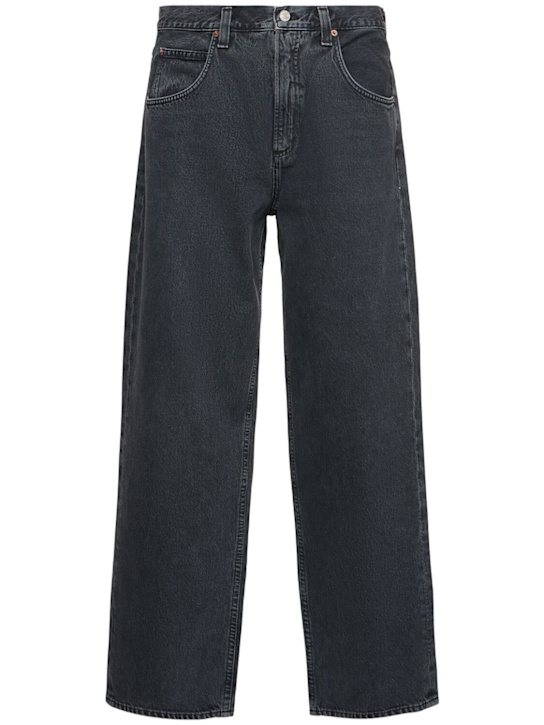 Agolde: Fusion wide leg jeans - Black - men_0 | Luisa Via Roma