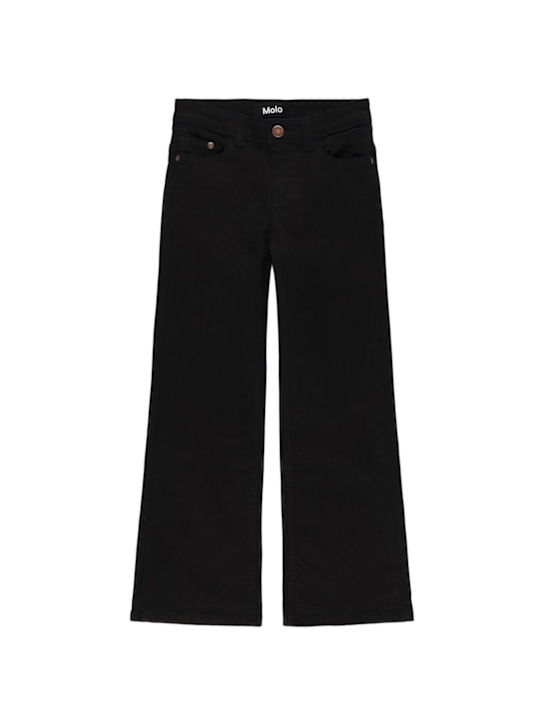 Molo: コットンブレンドデニムパンツ - kids-girls_0 | Luisa Via Roma