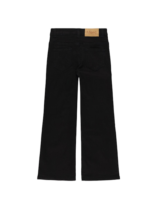 Molo: コットンブレンドデニムパンツ - kids-girls_1 | Luisa Via Roma