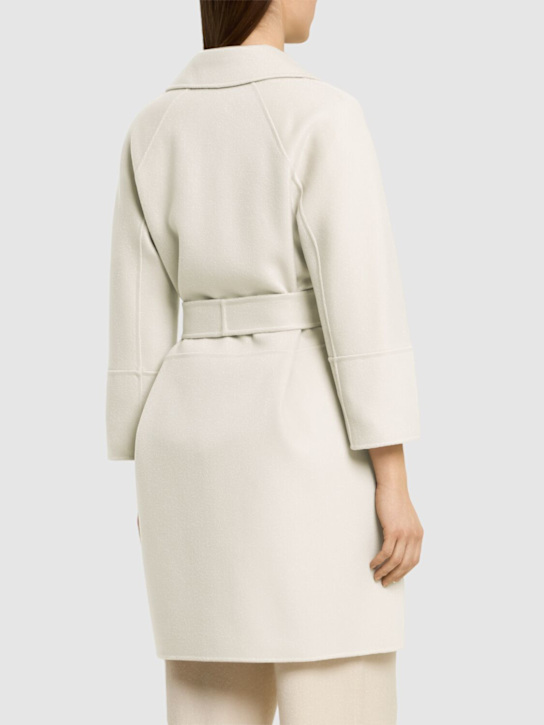 'S Max Mara: Arona belted wool midi coat - Beige - women_2 | Luisa Via Roma