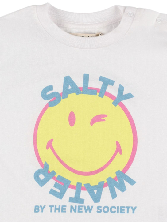 The New Society: コットンジャージーTシャツ - ホワイト - kids-boys_1 | Luisa Via Roma