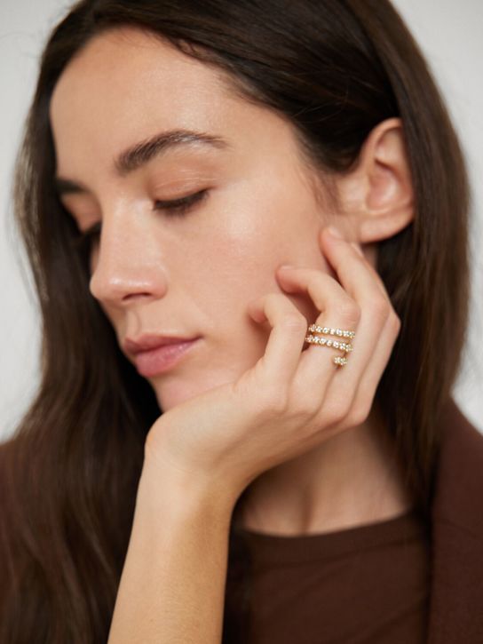 RAGBAG: Odette spiral thin ring - Gold - women_1 | Luisa Via Roma