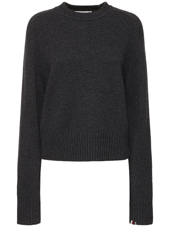 Extreme Cashmere: Please cropped crewneck sweater - women_0 | Luisa Via Roma