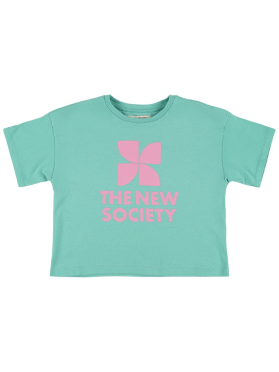 The New Society: コットンジャージーTシャツ - kids-girls_0 | Luisa Via Roma