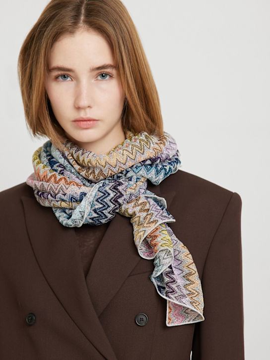 Missoni: Jacquard scarf - women_1 | Luisa Via Roma