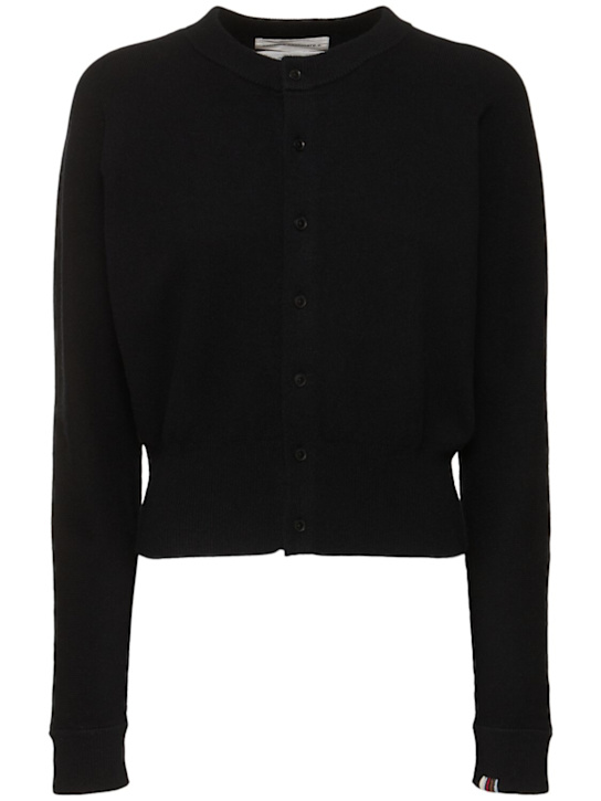 Extreme Cashmere: Blouson cashmere blend cardigan - women_0 | Luisa Via Roma