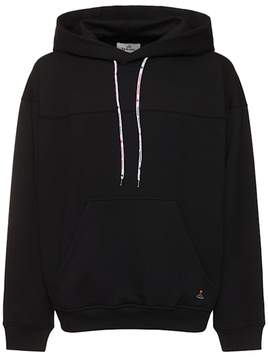 Vivienne Westwood: Stencil orb fresh hoodie - men_0 | Luisa Via Roma