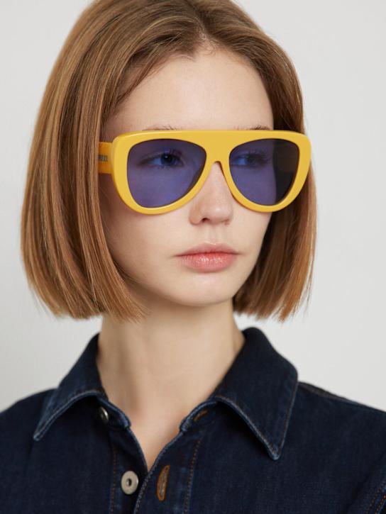 Pucci: Pucci Color Explosion acetate sunglasses - Yellow - women_1 | Luisa Via Roma
