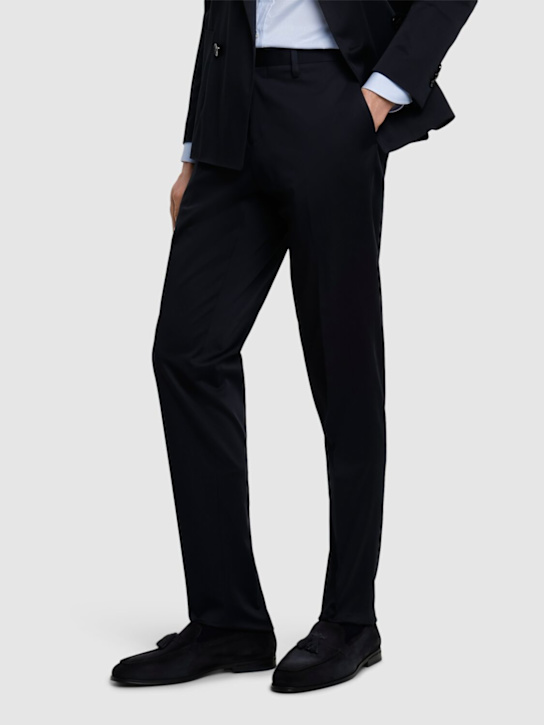 Doucal's: Tassel suede loafers - men_1 | Luisa Via Roma