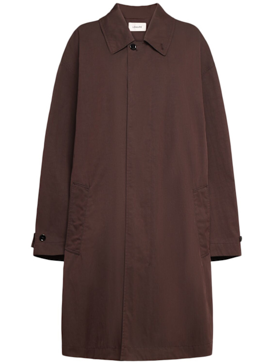 Lemaire: Trenchcoat aus Baumwolle „Tumbled“ - men_0 | Luisa Via Roma
