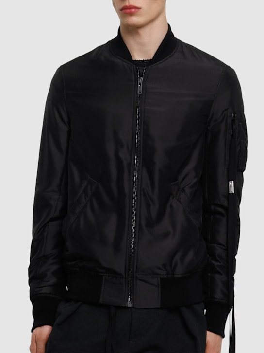Ann Demeulemeester: Dries technical bomber jacket - Black - men_2 | Luisa Via Roma
