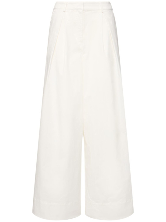 The Garment: Avelino organic cotton palazzo pants - women_0 | Luisa Via Roma