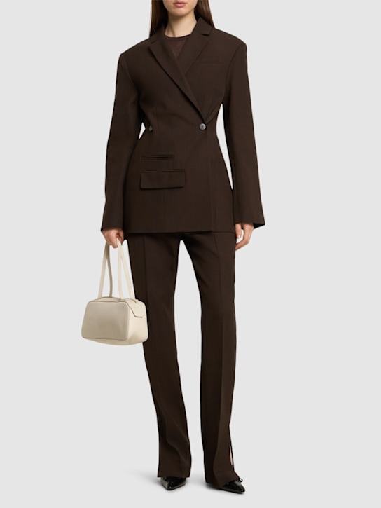 Jacquemus: La Veste Tibau double breast blazer - women_1 | Luisa Via Roma