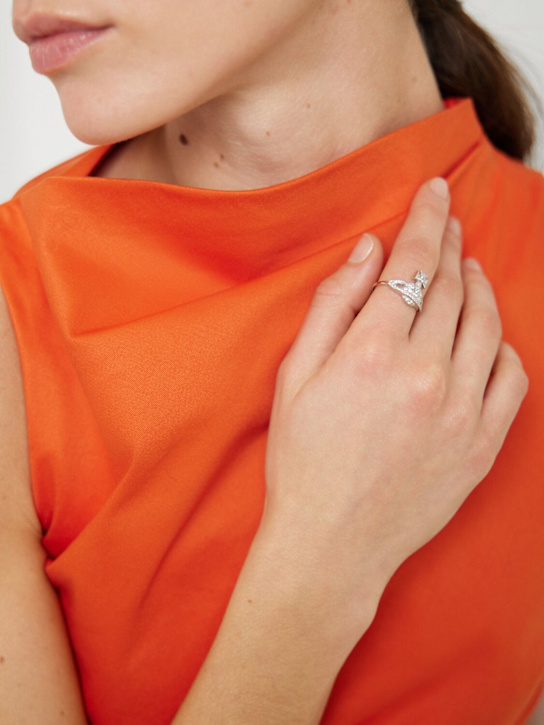 Vivienne Westwood: Little orb thin ring - women_1 | Luisa Via Roma