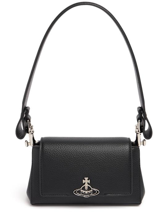 Vivienne Westwood: Small Hazel grained handbag - women_0 | Luisa Via Roma