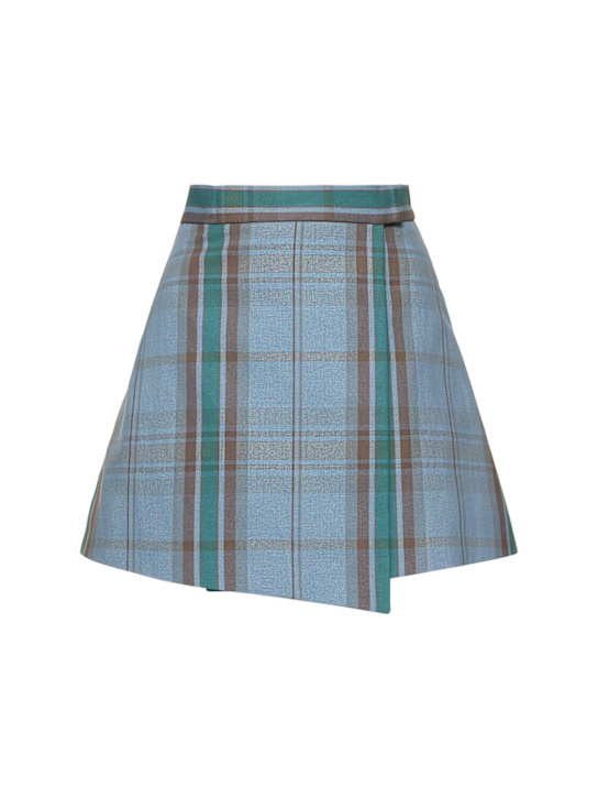 Vivienne Westwood: Cut off mini wrap skirt - women_0 | Luisa Via Roma