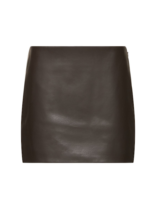 The Garment: Brooklyn leather blend mini skirt - women_0 | Luisa Via Roma