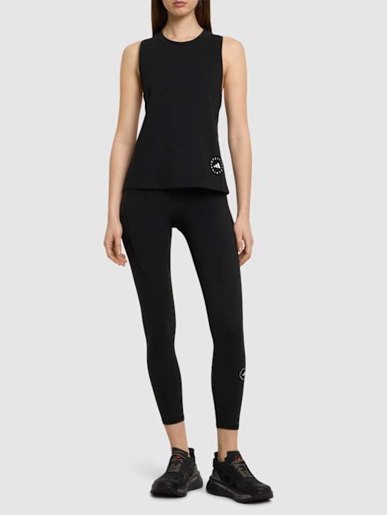 adidas By Stella McCartney: Sportswear logo tank top - women_1 | Luisa Via Roma