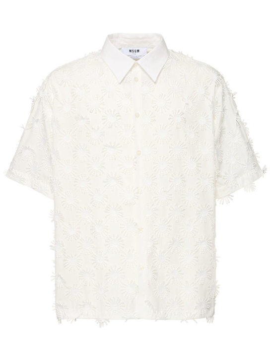 Cotton blend shirt