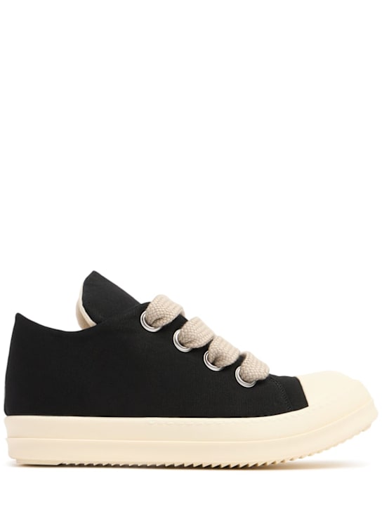 Rick Owens DRKSHDW: Jumbo lace puffer low sneakers - men_0 | Luisa Via Roma