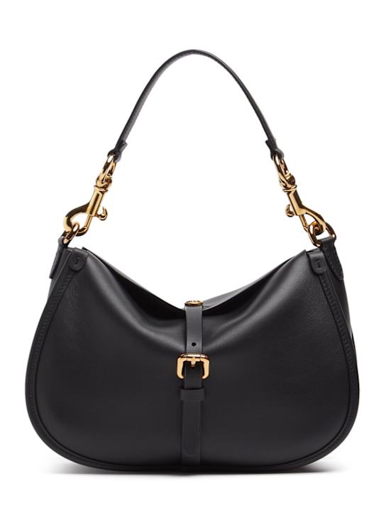 Etro: Hobo leather crossbody bag - women_0 | Luisa Via Roma