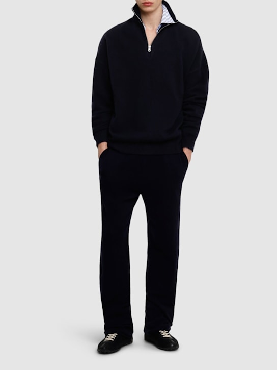 Extreme Cashmere: N235 Hike half-zip sweater - men_1 | Luisa Via Roma
