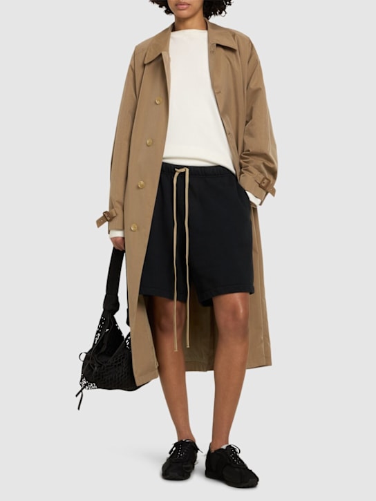 Fear of God ESSENTIALS: Heavy cotton soccer shorts - women_1 | Luisa Via Roma