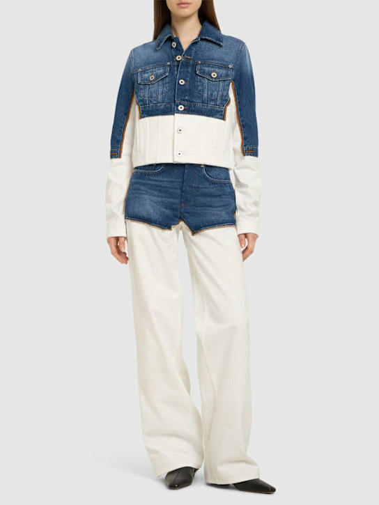 Petit Grand trompe l'oeil denim jacket - Thumbnail 2