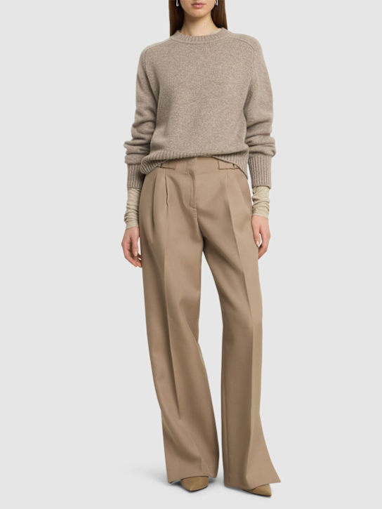 Extreme Cashmere: Please cropped crewneck sweater - women_1 | Luisa Via Roma