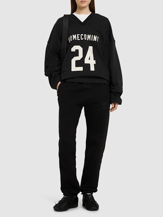 Fear of God ESSENTIALS: Heavy cotton jersey hockey sweatshirt - women_1 | Luisa Via Roma
