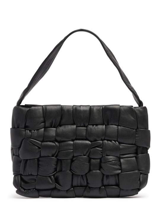 St. Agni: Mini textured woven tote bag - women_0 | Luisa Via Roma