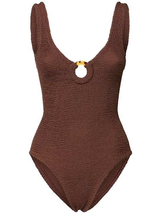 Hunza G: Celine one piece swimsuit - women_0 | Luisa Via Roma