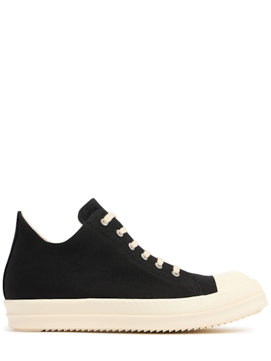 Rick Owens DRKSHDW: Canvas low sneakers - men_0 | Luisa Via Roma