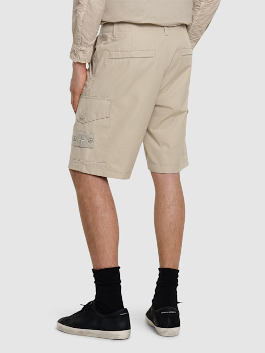 Stone Island: Ghost regular Bermuda shorts - Beige - men_2 | Luisa Via Roma