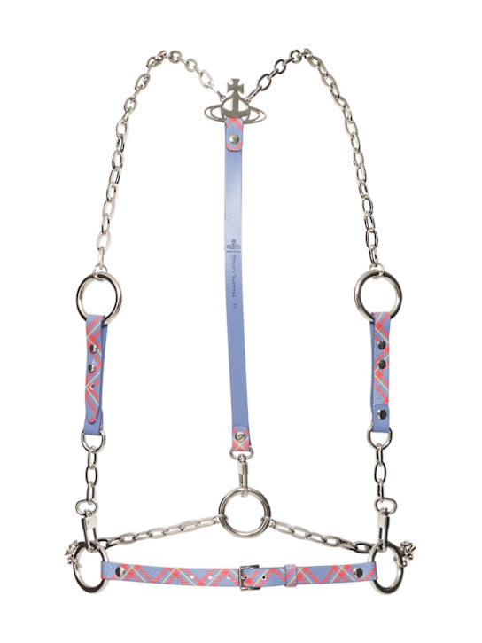 Vivienne Westwood: Printed chain harness - men_0 | Luisa Via Roma