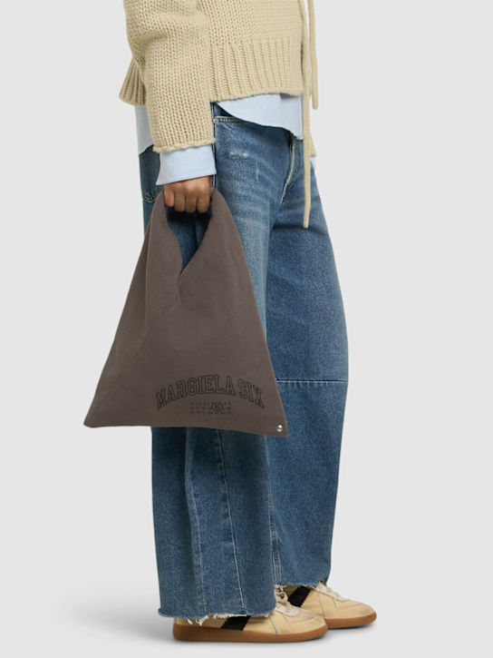 MM6 Maison Margiela: Small Japanese printed canvas handbag - women_1 | Luisa Via Roma