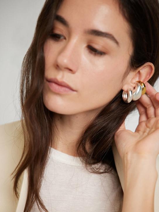 Simuero: Fada mono hoop earring - women_1 | Luisa Via Roma
